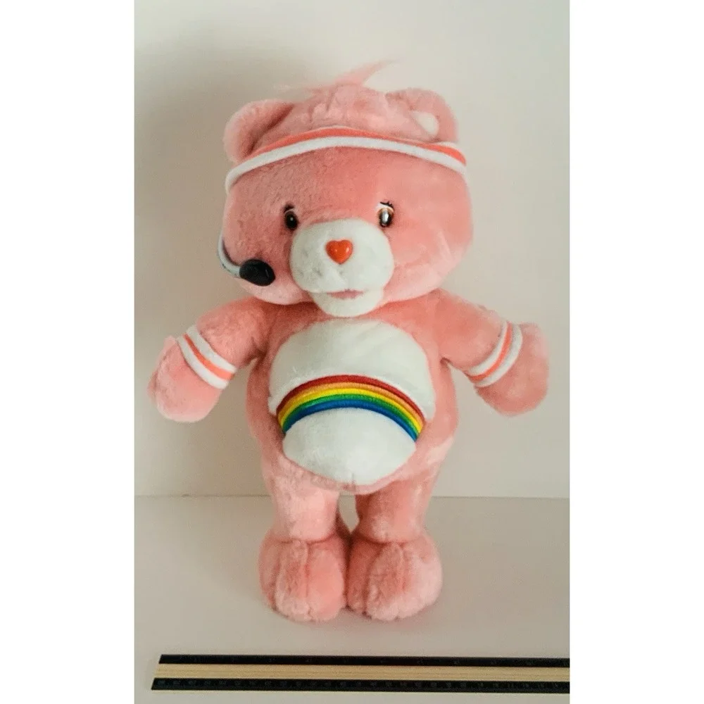 VTG Care Bears 2004 Fit N Fun Sing Dance Exercise‎ Rainbow Cheer Plush TESTED
